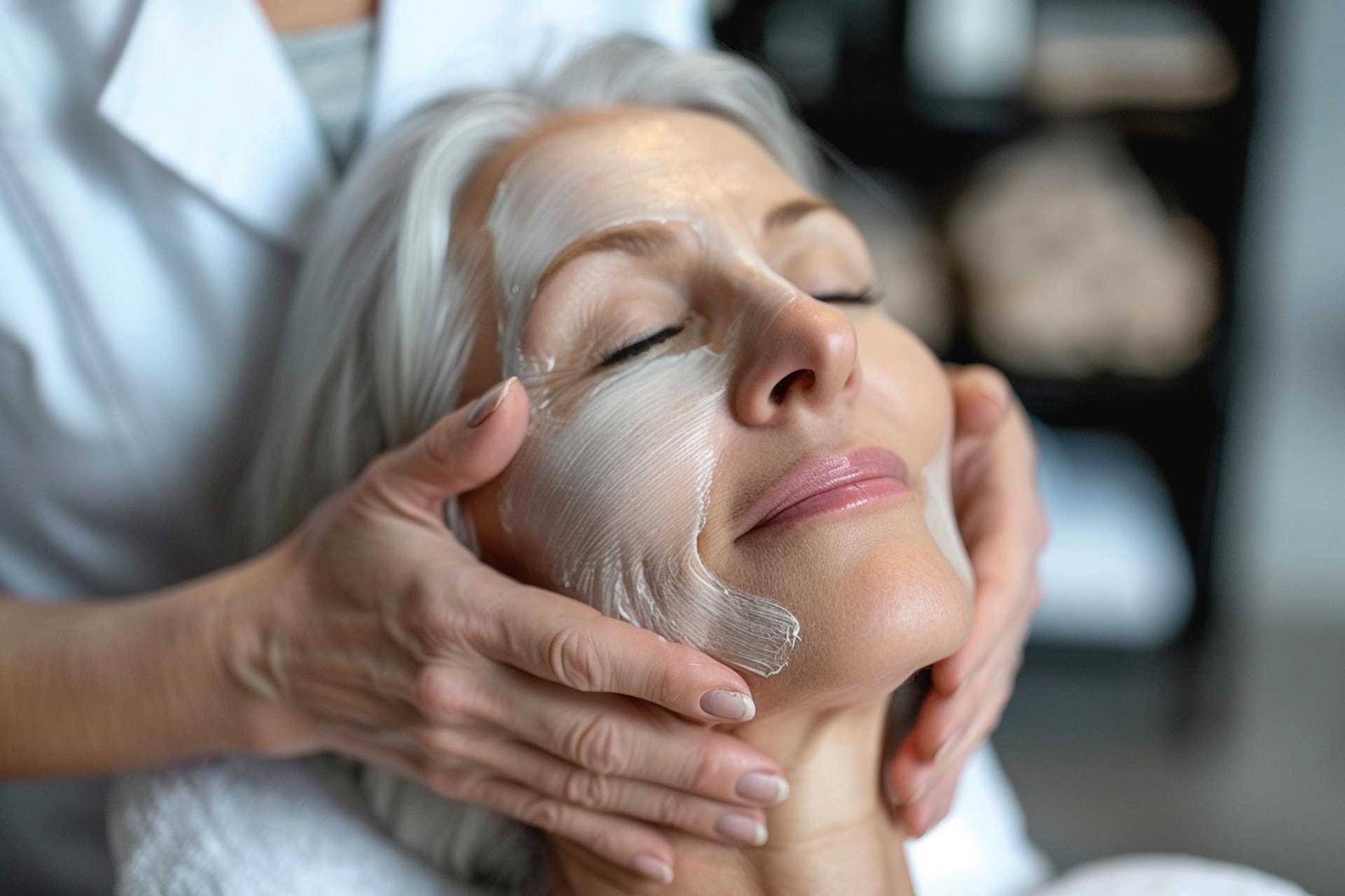 Anti-Aging Facial Care process illustration